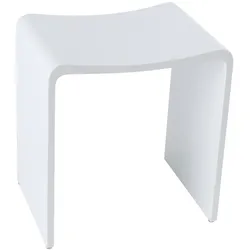 Design Spa  Badhocker aus Mineralguss Modell "Rom", Oberfläche: Grau Glänzend