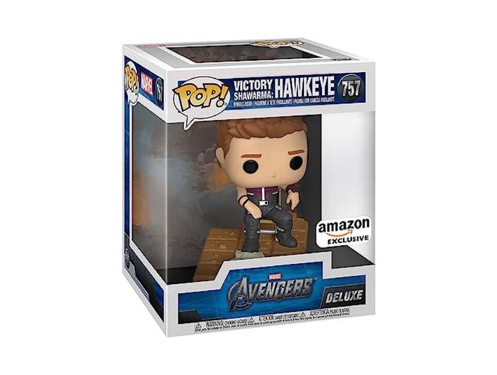 Funko 54900 POP Deluxe: Marvel- Hawkeye Shawarma - Exclusive