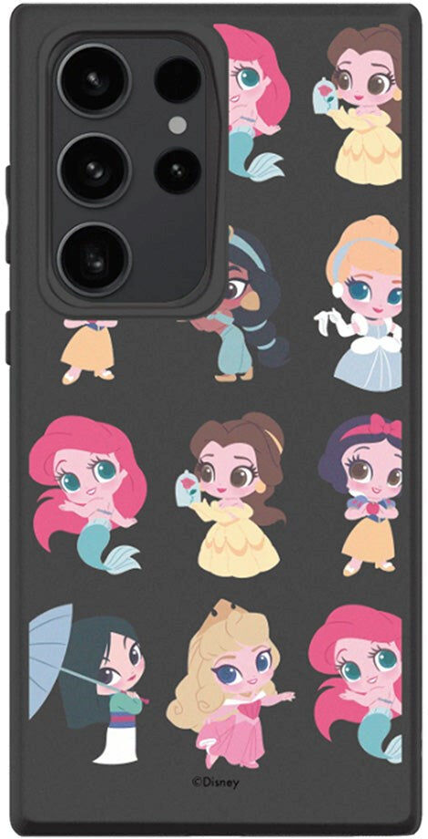 Samsung Galaxy S23 Ultra RhinoShield SolidSuit Håndværker Cover m. Disney Princess - Chibi Style