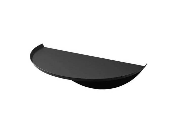 YAMAZAKI - Etagère murale ronde L40 cm - TOWER - Noir
