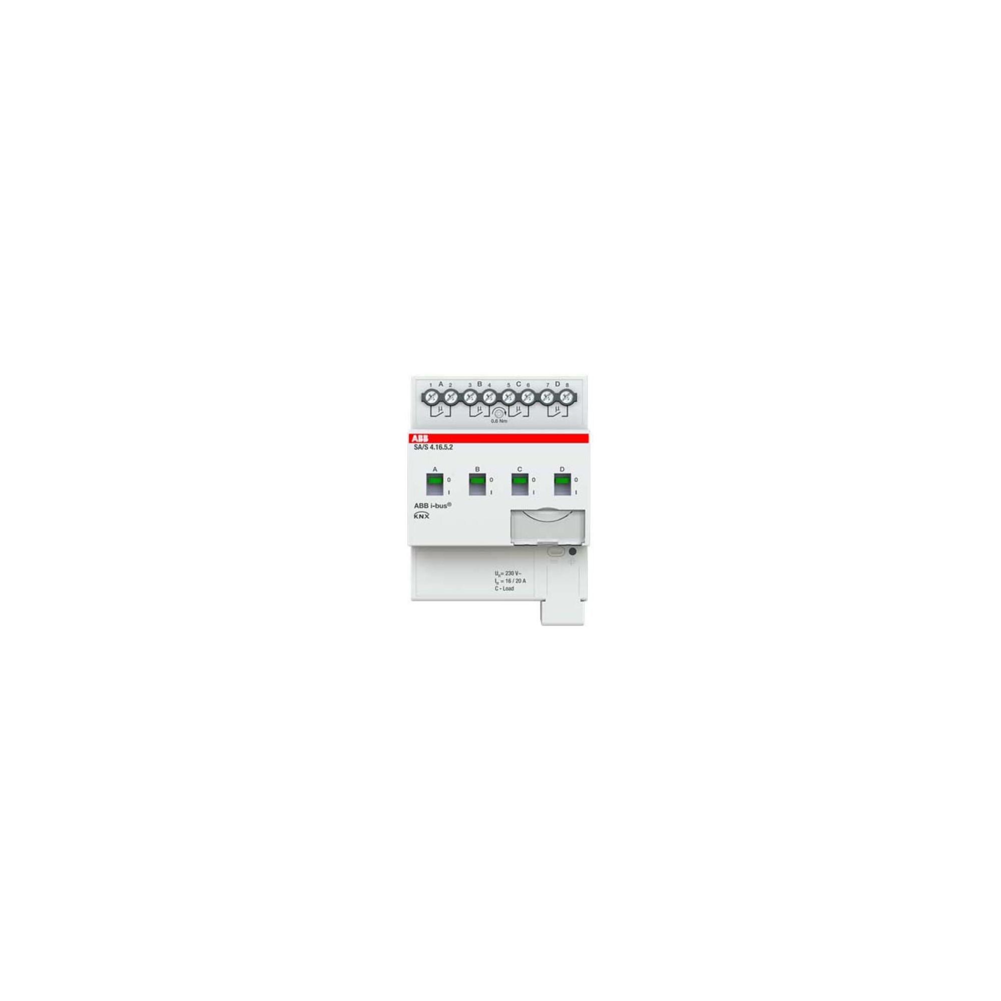 ABB Stotz S&J Schaltaktor 4fach, 16A, C-Last SA/S4.16.5.2 (2CDG110266R0011)