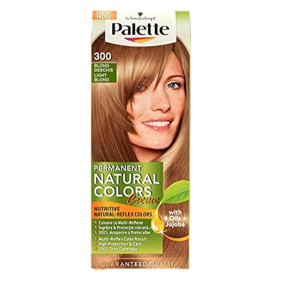 Palette Permanent Naturals Color Creme Hair Dye with Honey & Argan Oil 300 (8-0) Light B (8-0) (33074118)
