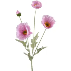 Kunstblume MOHN (LBH 63x14x7 cm) - LBH 63x14x7 cm
