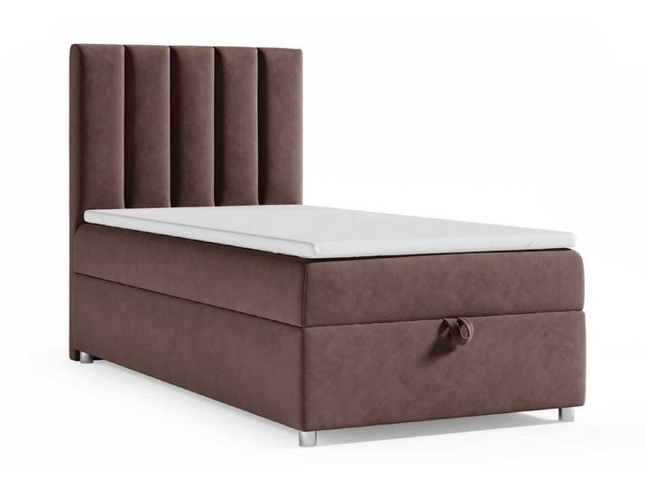 Best for Home Boxspringbett Einzelbett Trinity K-10 mit Stauraum & Komfort Topper (70x200 80x200 90x200 100x200 cm), Lieferung Wohnung und Aufbauservice, TOP Preis-Leistungs-Verhältnis