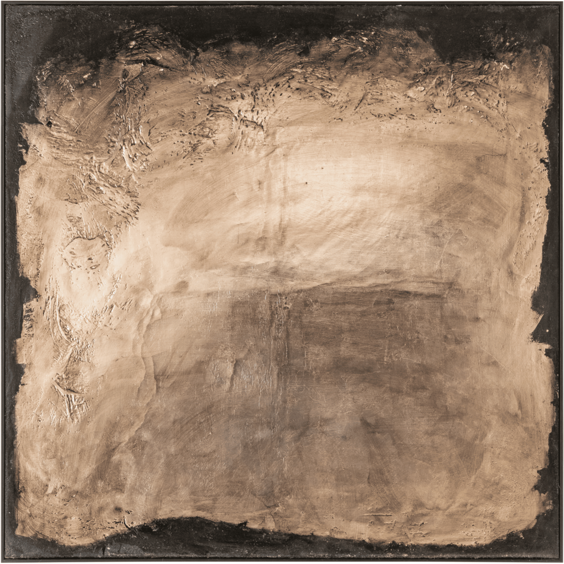 Scout Antique Gold Effect Canvas Wall Art