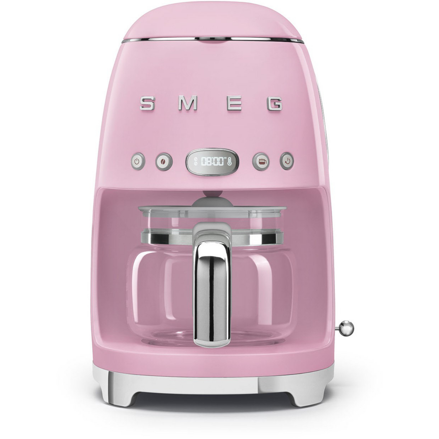 SMEG DCF02PKEU Filter-Kaffeemaschine 50's Retro Style, Cadillac Pink