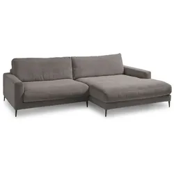 Sormani Ecksofa Florenz Cord Dark Grey