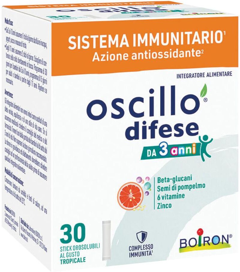 BOIRON Srl OSCILLO DIFESE 3+ 30STICK OROS