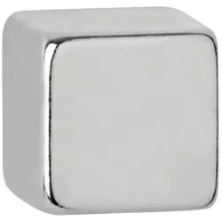 MAUL Neodym-Würfelmagnet 7x7mm 1600g hellsilber VE=10x10 Stück