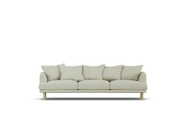 1898 Sjövik Sofa Luiza Beige 3981-Eiche weiß geölt, 3,5-sitzig