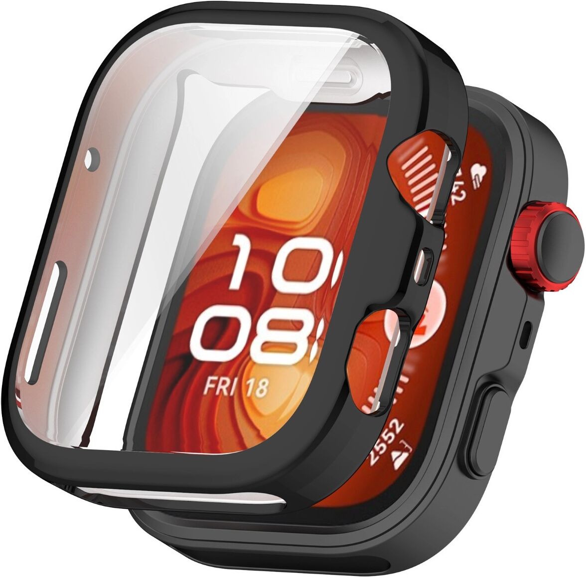 INF TPU-Vollschutz-Hülle kompatibel mit Huawei Watch Fit 5 Pro — Vollabdeckung, stoßabsorbierend, präzise Passform