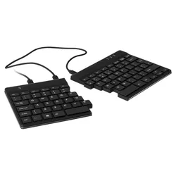 R-Go Tools Split Break kabelgebundene Tastatur - QWERTZ DE - schwarz