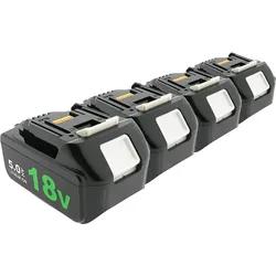 4er-Set PATONA Akku Makita BL1850 LED 18V 5.0Ah