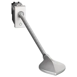 BTicino N4362 LivingLight Leselampe mit LED 3,3W mit biegsamen Hals 1M Weiß