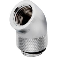XF 45° Rotary Adapter Twin Pack, Verbindung chrom, kompatibel mit CORSAIR XF Fittings