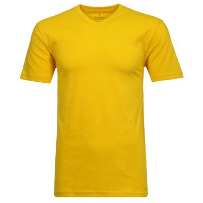 T-Shirt RAGMAN, Herren, Gr. 102, gelb, Baumwolle, Rundhals, Shirts T-Shirt