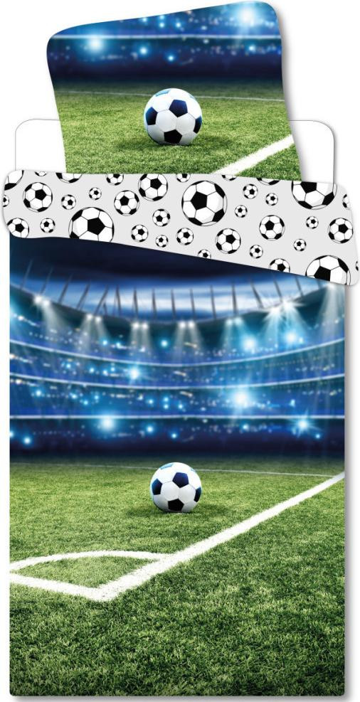 PHU CARBOTEX Beddengoed met voetbalstadionmotief voor kinderen, 140 x 200 cm