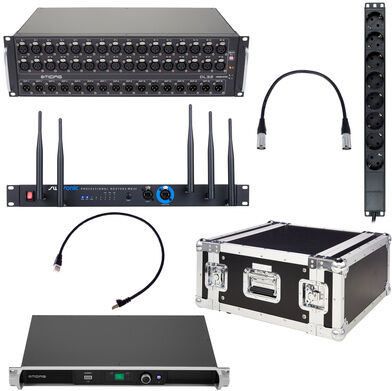 Midas M32C / DL32 Router Bundle Noir