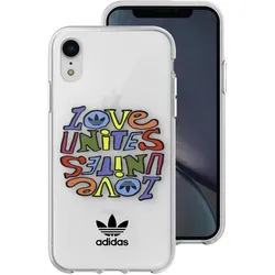 Adidas Snap Case Pride AOP (Apple iPhone XR), Smartphone Hülle, Mehrfarbig
