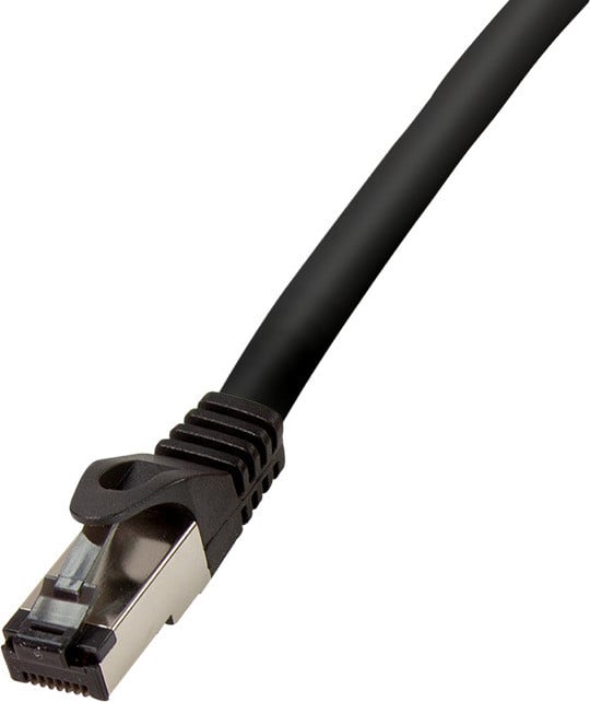 LogiLink PrimeLine CAT 8.1 netwerkkabel, zwart, 15 meter