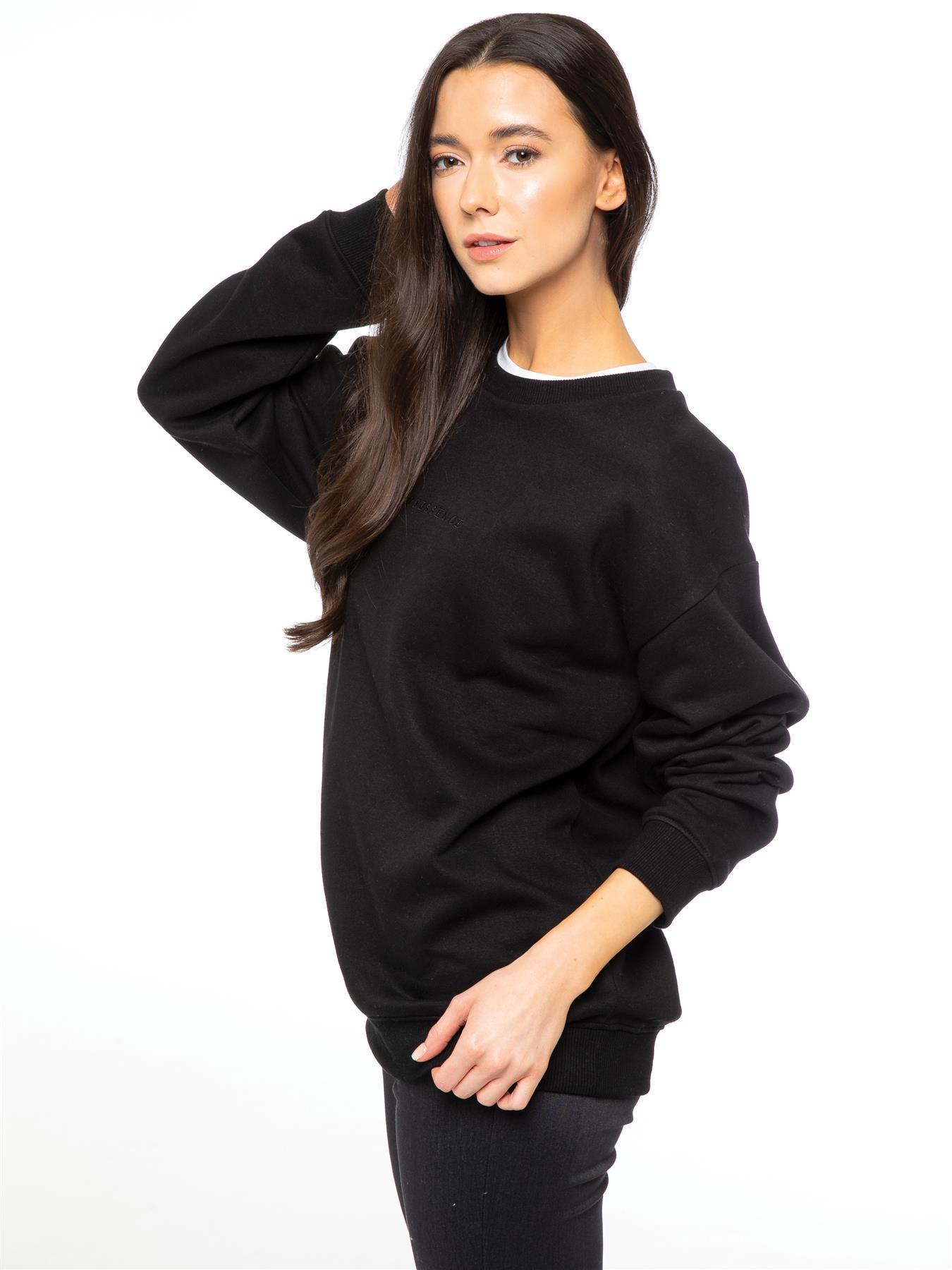 Enzo Dames Geborduurd Oversized Sweatshirt