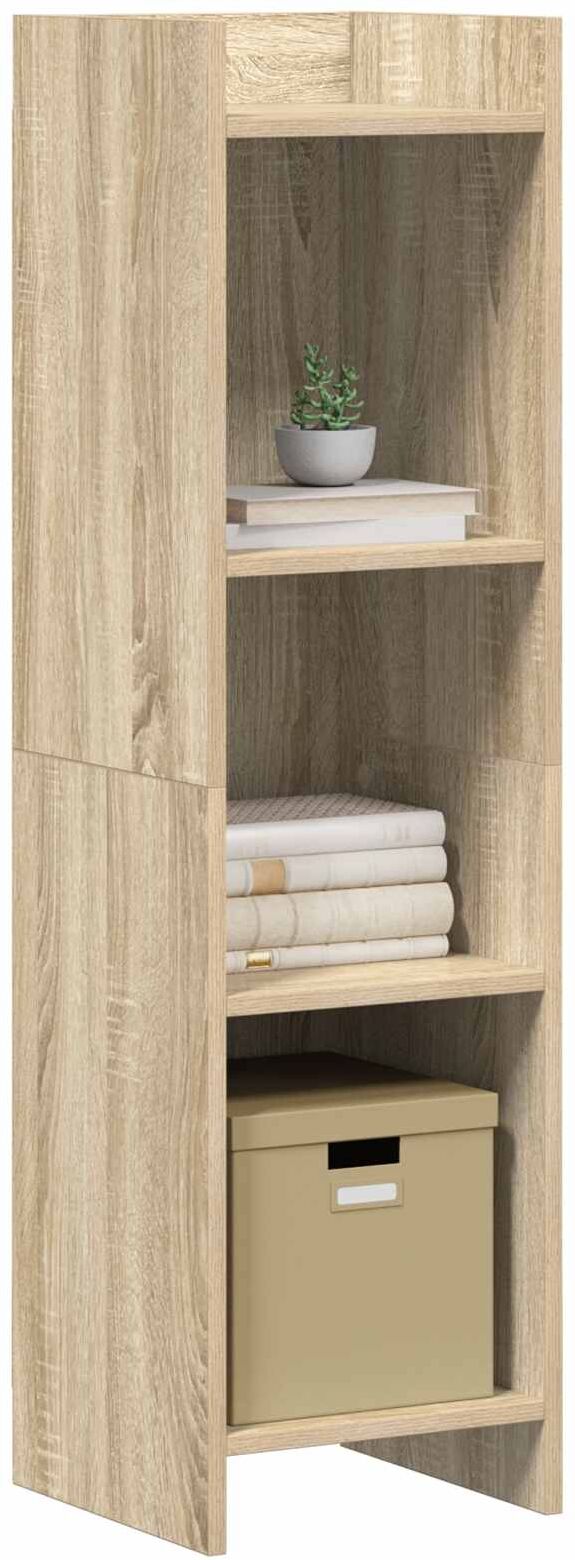 vidaXL Bibliothèque Chêne Sonoma 30 x 30 x 111 cm Bois d'ingénierie