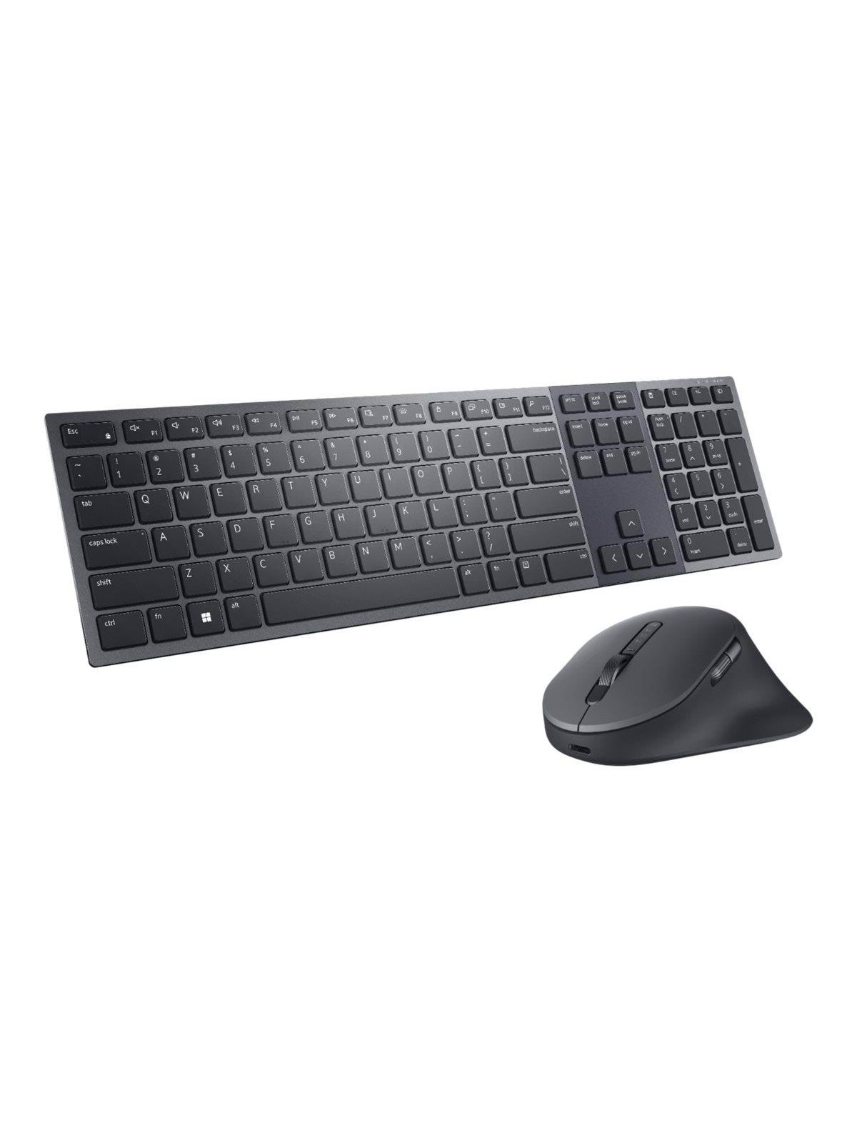 Dell Premier KM900 - keyboard and mouse set - collaboration - QWERTZ - German - graphite - Tastatur & Maus Set - Deutsch - Grau