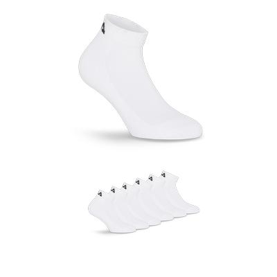 Kurzsocken FILA "UNISEX FITNESS QUARTER SOCKS HALF TERRY", Damen, Gr. 35-38, Sockengröße, weiß, Baumwollmischung, elastisch, Socken, mit verstärkter Ferse