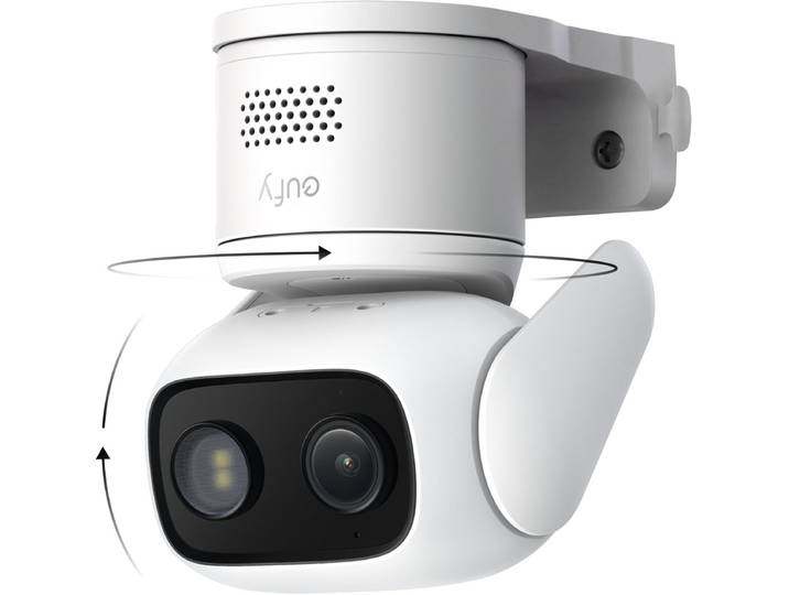 eufy Beveiliging Bedrade Cam C31 - Wit - Kantelbare Beveiligingscamera - Binnen en Buiten - Duale Antenne - Kleurennachtzicht - Lokale Opslag - Geen Maandelijkse Kosten - IP66 - Waterdicht - AI Mens/Voertuig/Huisdierdetectie - 24/7 Continue Opname