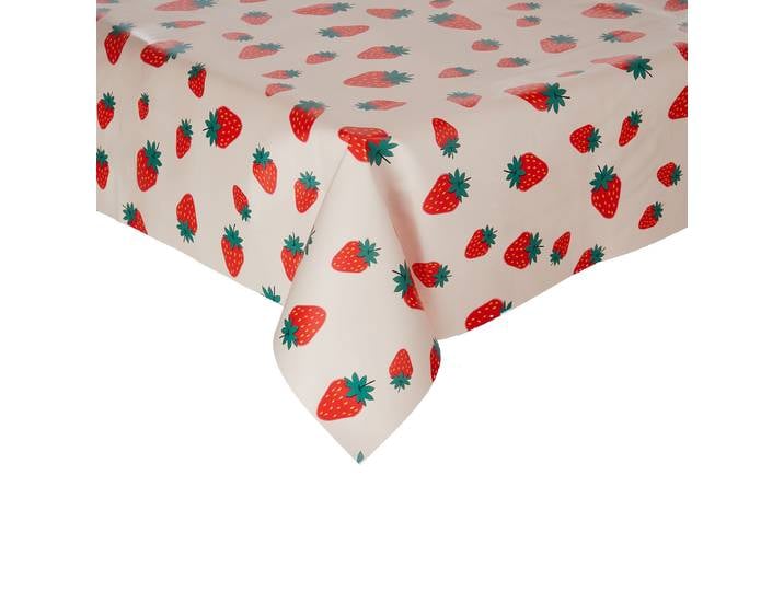 Nappe imperméable Fraise 110 x 110cm Rose foncé