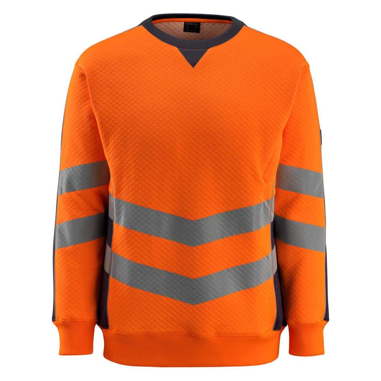 Mascot unisex Warnschutz-Langarmshirt Wigton orange Grosse 4XL (4XL) (5711074316311)