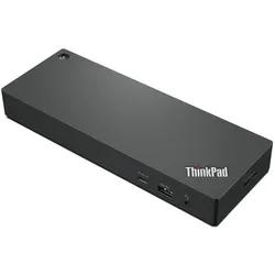 Lenovo 40B00300EU laptop-dockingstation & portreplikator Kabelgebunden Thunderbolt 4 Schwarz, Rot