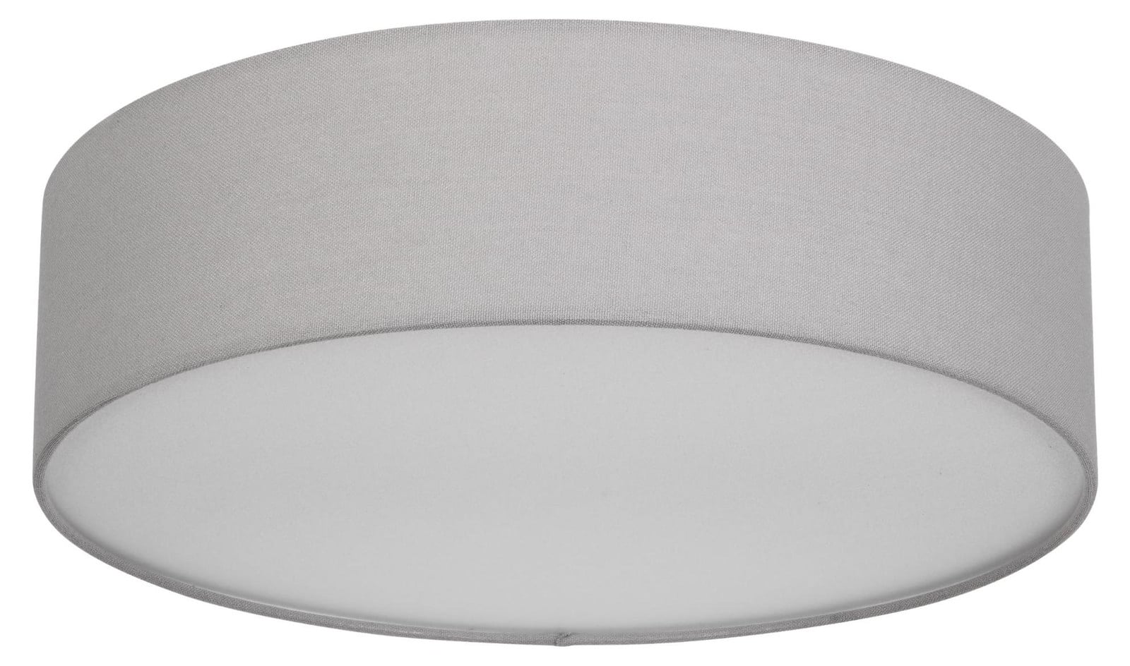 REV Plafondlamp LED met stoffen kap in vintage stijl, grijs, 40 cm