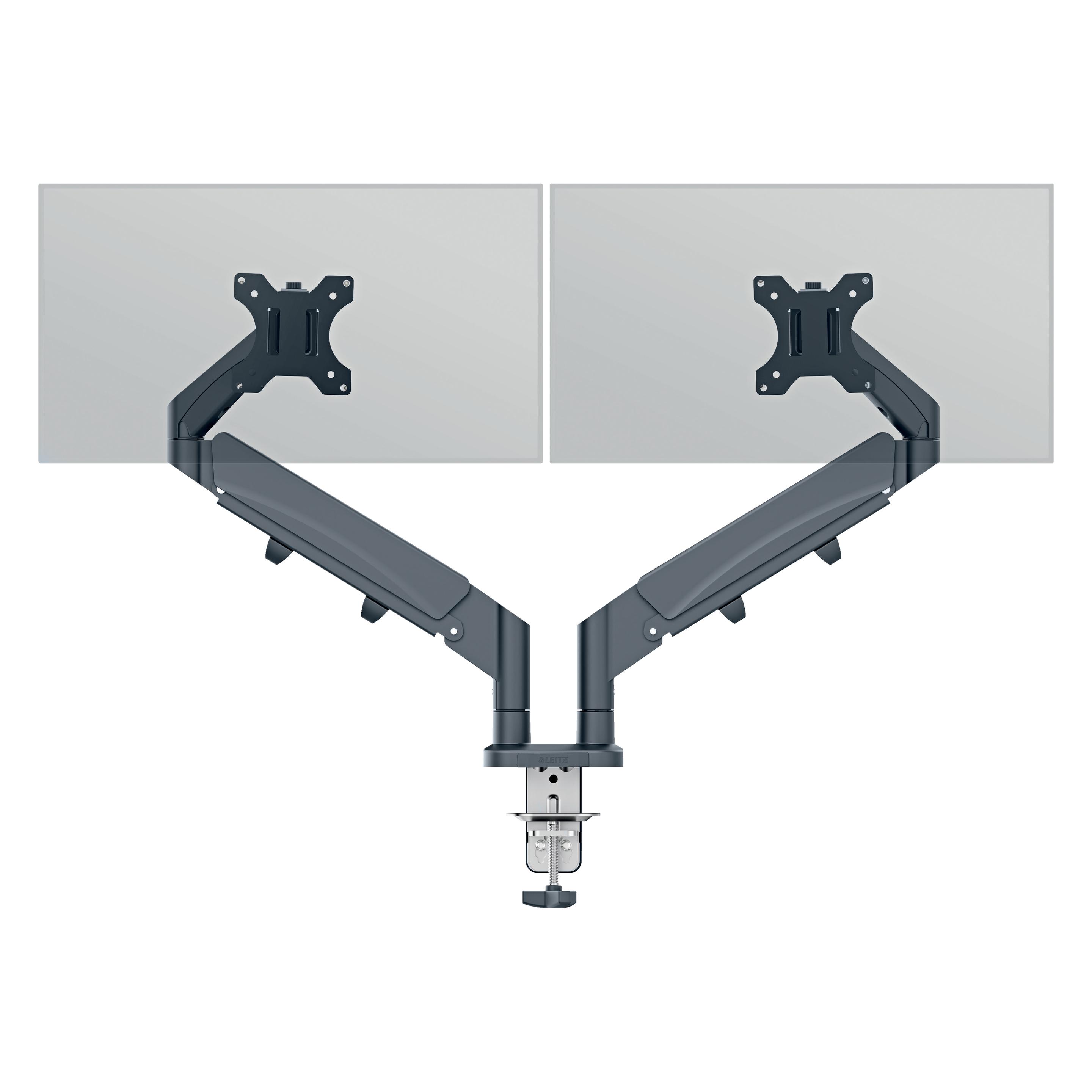 Leitz Ergo Platzsparender Dual Monitorarm (Tisch, 32", 9 kg) (6537-00-89)