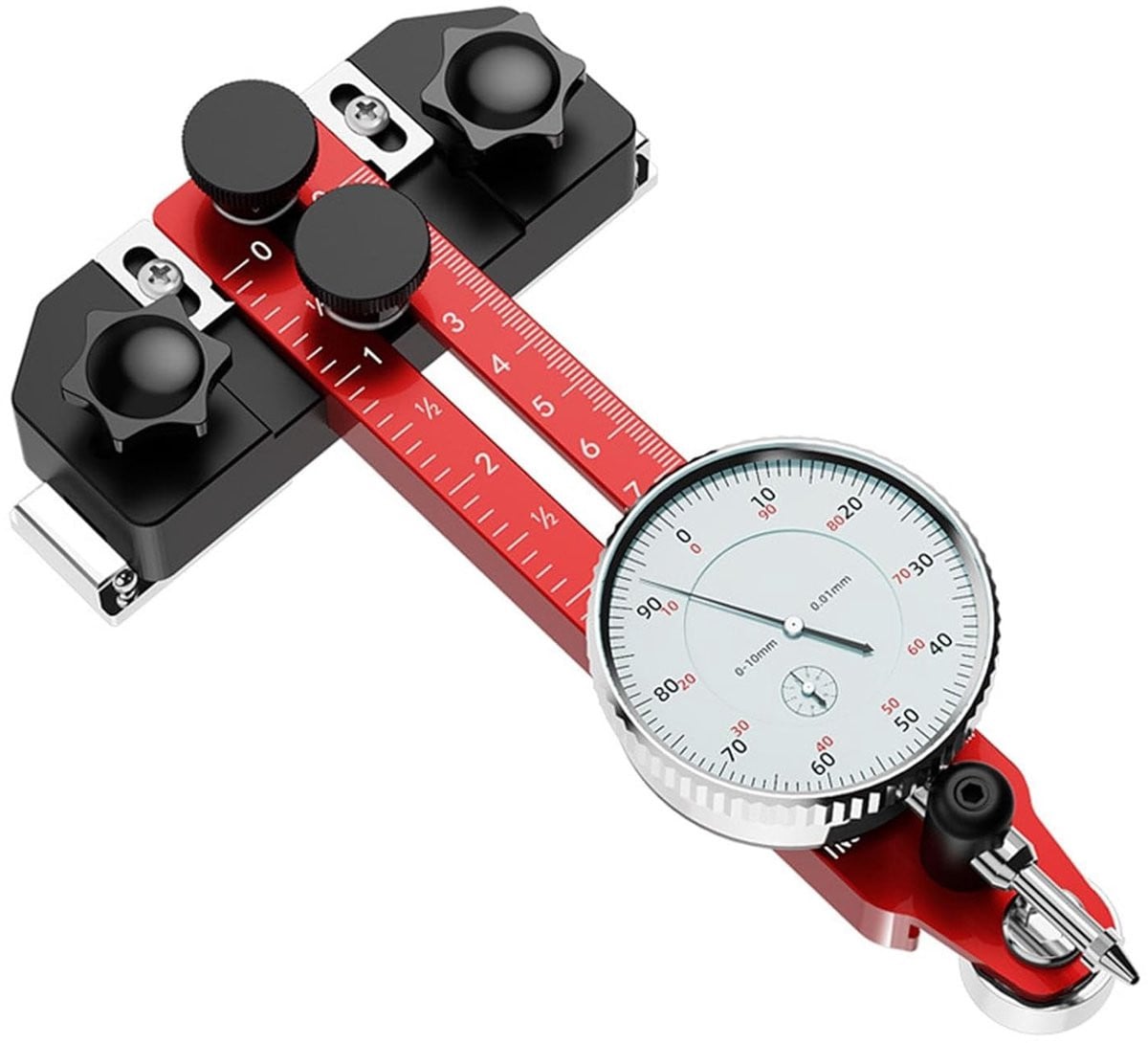 Zaagmeter Kalibrator Precisie Gauge Zilver 0-120 mm