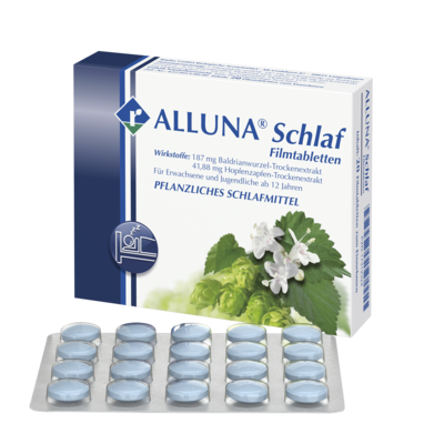 REPHA GmbH Biologische Arzneimittel ALLUNA Schlaf Filmtabletten 20 St 17312324