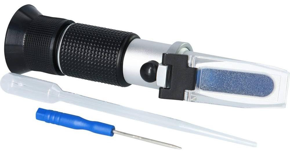 Dripio Handbediende Refractometer van Kunststof en Metaal, 250 gram