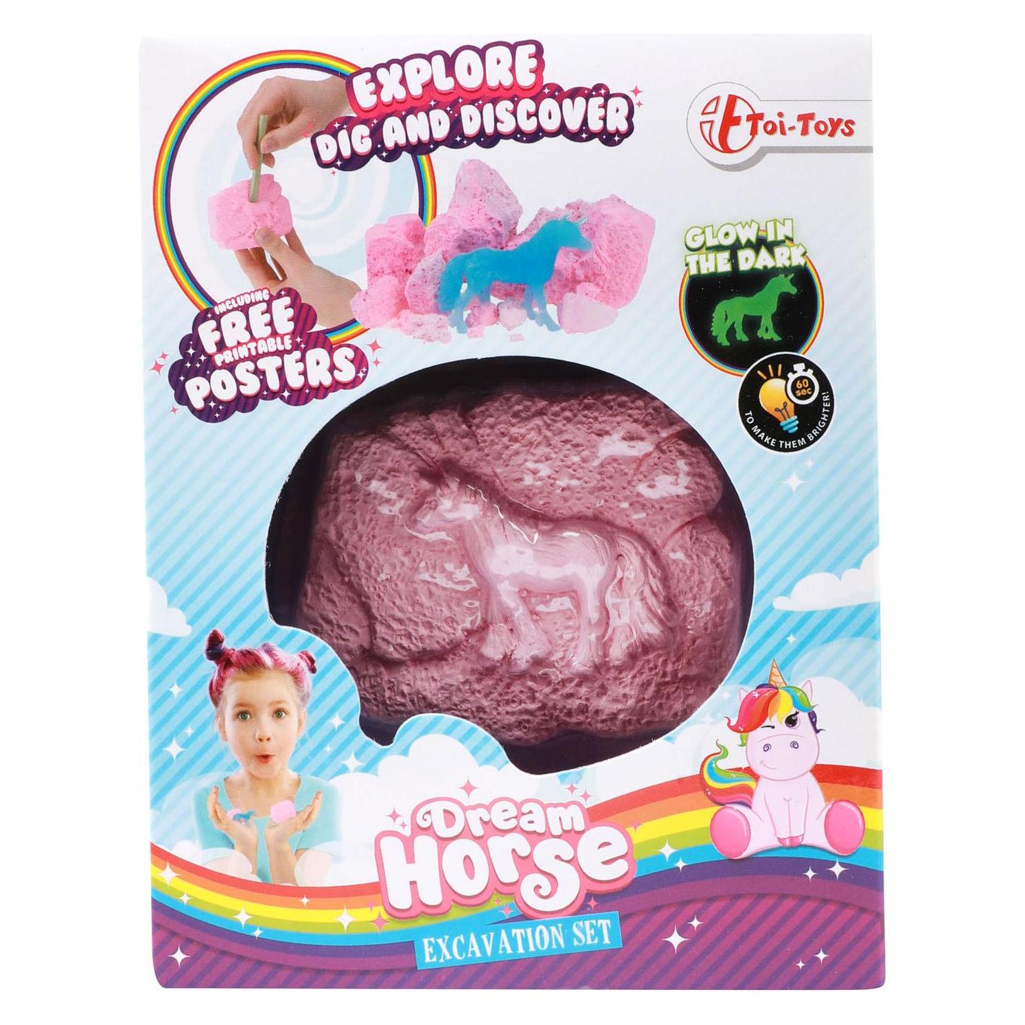 Toi-Toys Ausgrabungsset Einhorn Glow in the Dark (45117839)