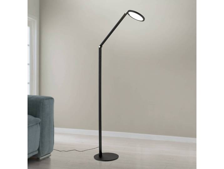 ORION LED Stehlampe Fati, dimmbar, schwarz, für Wohn- / Esszimmer, Aluminium, Modern
