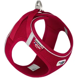 Curli Magnetic Vest Harness Air-Mesh V2 rød 2XS (Hund, Allgemein), Halsband + Leine