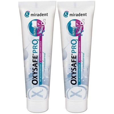 Miradent OxYSAFE Pro2 Zahn x2 2x75 ml Zahnpasta