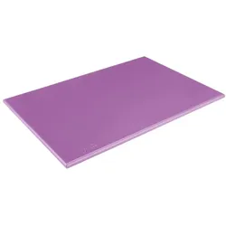 Hygiplas Schneidebrett mit hoher Dichte, violett, 450 x 300 x 25 mm