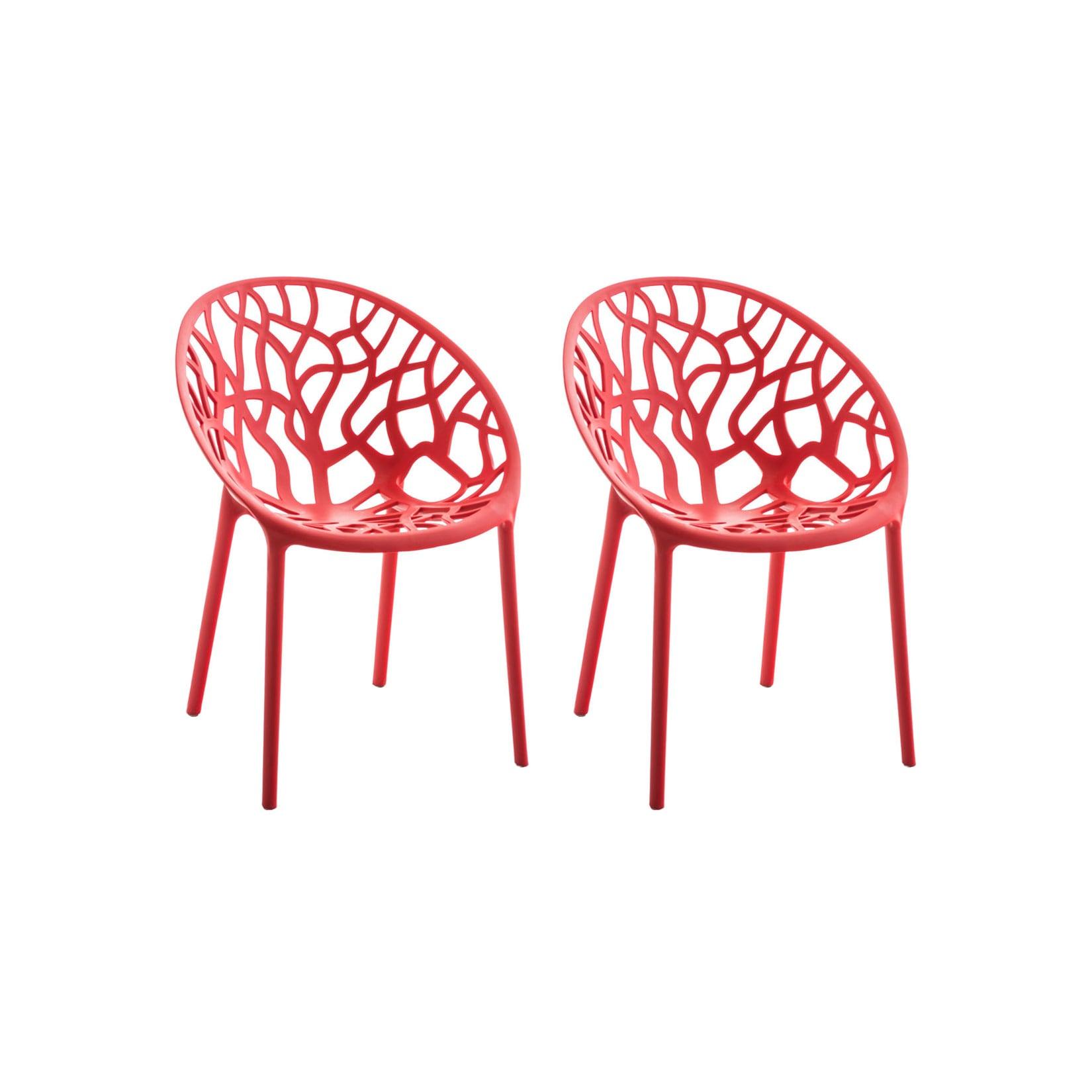 CLP 2er Set Stuhl Hope Farbe: rot