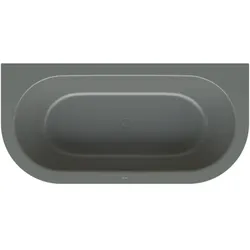 BetteStarlet I Silhouette Badewanne, 1950x950x420 mm, Smoke, glasierter Titan-Stahl, 2-Sitzer, Schürzen-Badewanne