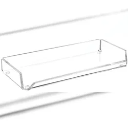 Maul 19560 05 Acryl Stifteschale - 1 Fach, 220 x 30 x 100 mm, glasklar