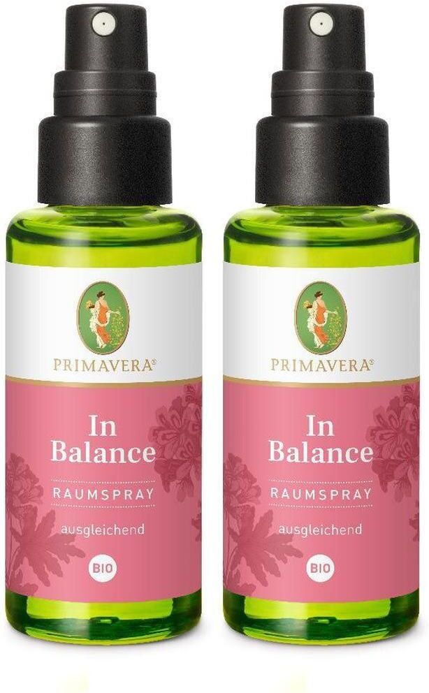 PRIMAVERA IN Balance Raumspray Bio 2x 2x50 ml Ätherisches Öl