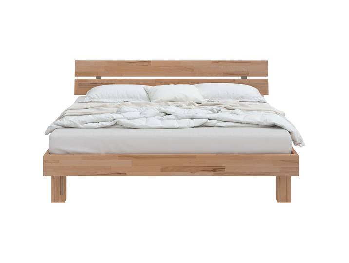 Modular Bett Weaver Kernbuche Nature Massivholz 180 x 200 cm