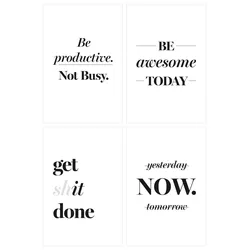 Bilder-Set AWESOME (BH 20x30 cm) - bunt - BH 20x30 cm