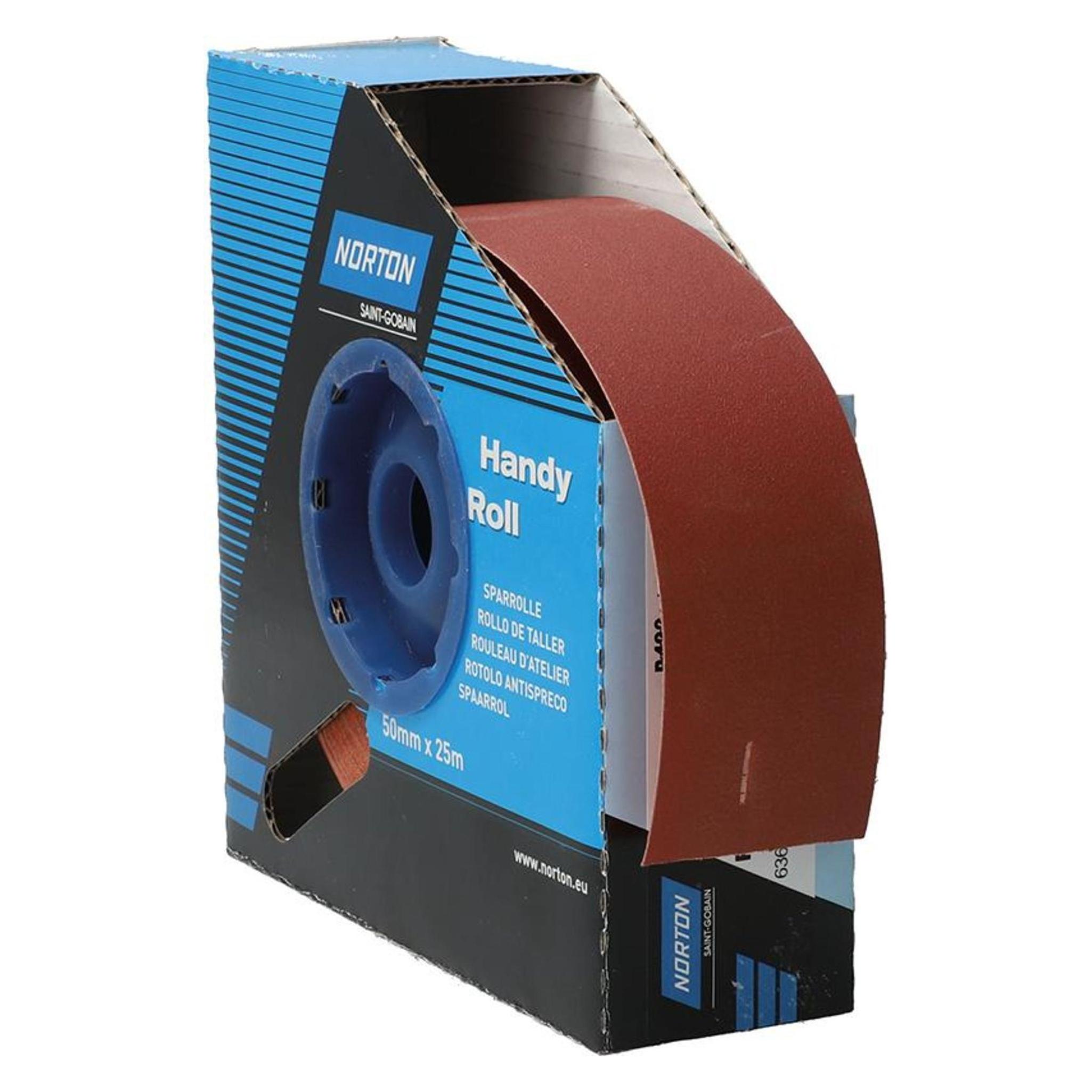 Magni Norton 63642531795 Norton R222 handyroll 50 mmx25mgrit 400 (400) (3157620180401)