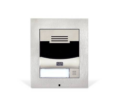 2N Telecommunications 2N IP Solo Basiseinheit (mit Kamera) AP, Video-Türsprechanlage Nickel